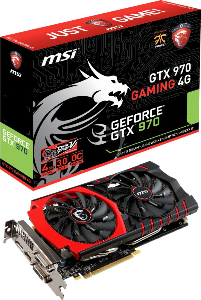 MSI NVIDIA Gtx 970 Gaming 4g 4 GB GDDR5 Graphics Card - MSI