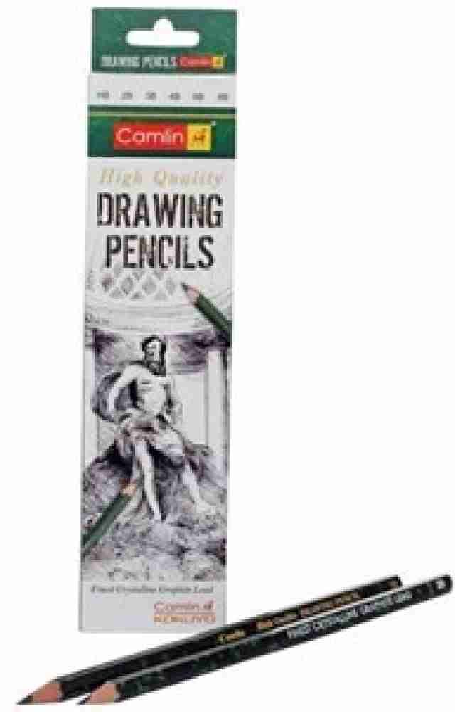 Buy Camlin Drawing Pencils Pack of 10 pencils, 6B Online in India