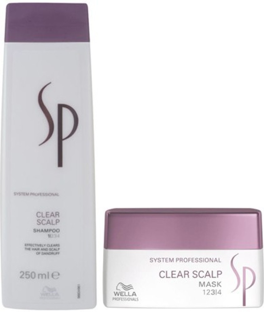 Panter vinkel Dele Wella Professionals Professionals SP Clear Scalp Shampoo & Mask Combo Pack  - Price in India, Buy Wella Professionals Professionals SP Clear Scalp  Shampoo & Mask Combo Pack Online In India, Reviews, Ratings