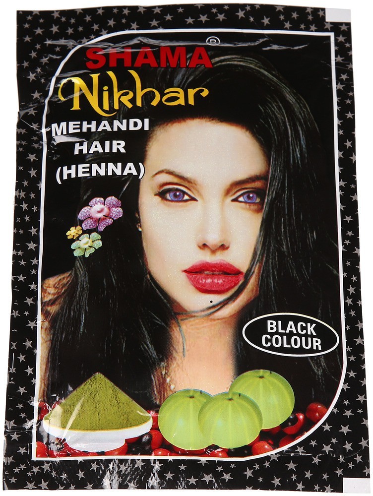 Red Shama Nikhar Hair Henna Burgandy Colour 1 kg Pack For Parlour