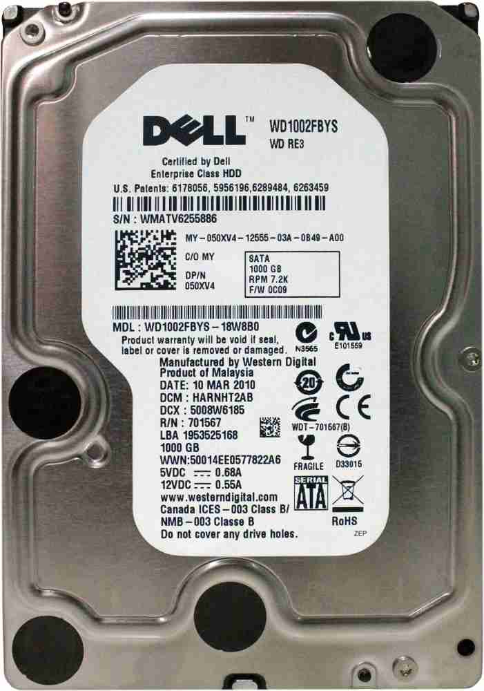 dell 1tb internal hard disk price