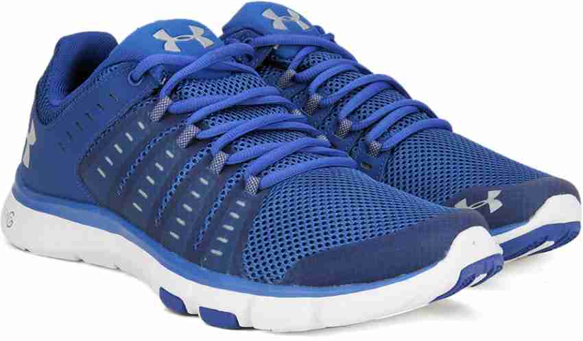 marca mineral fusión UNDER ARMOUR Micro G Limitless TR 2 Training & Gym Shoes For Men - Buy  Blue/White/Overcast Gray Color UNDER ARMOUR Micro G Limitless TR 2 Training  & Gym Shoes For Men Online