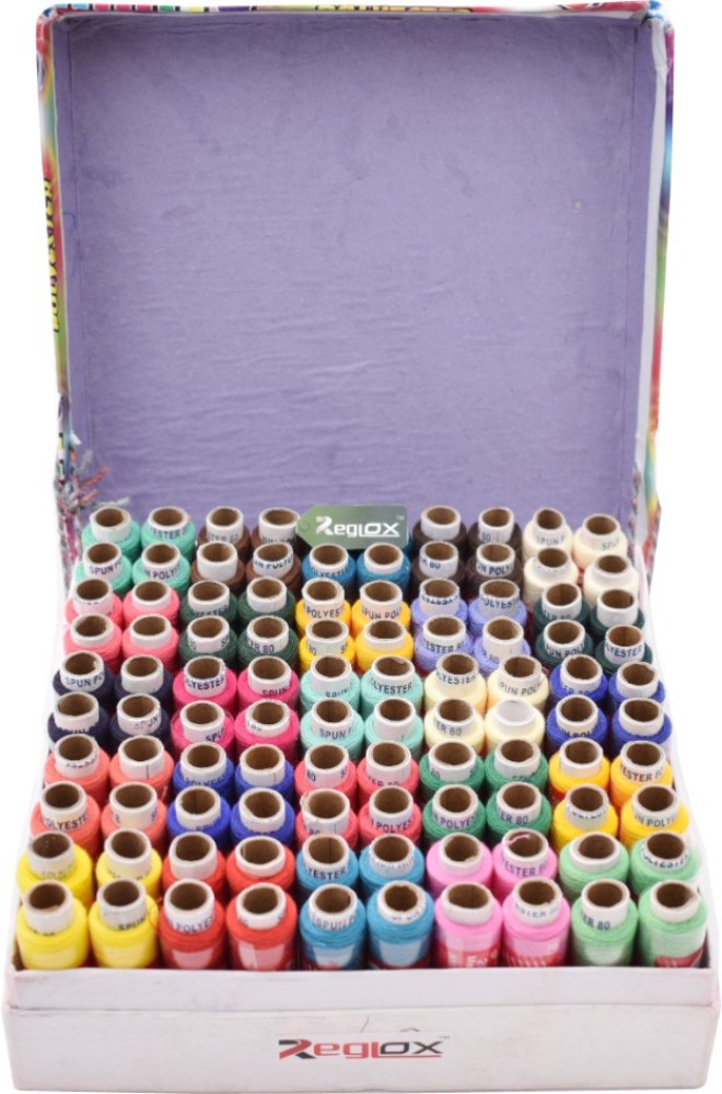 DEUTZIA Embroidery Thread Box Set for Sewing Machine Sewing Thread