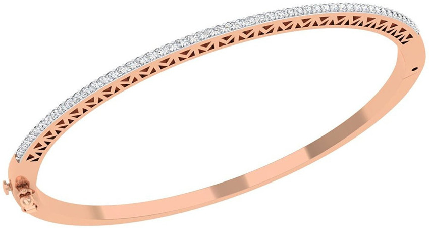 Buy TBZ - The Original 18k Yellow Gold and Diamond Bangle at Amazon.in