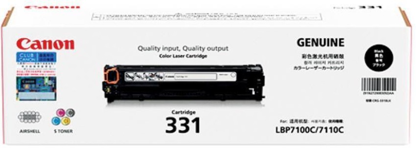 Canon 331 bk Black Ink Toner - Canon : Flipkart.com