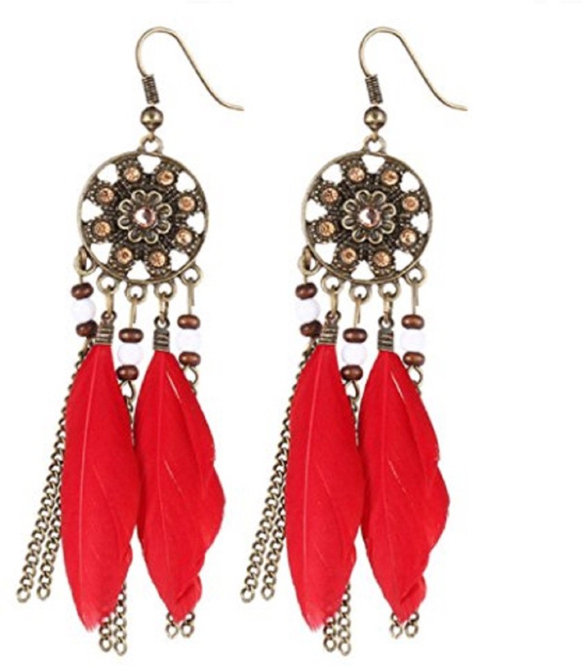 Indian Style Dangle Drop Earrings  Luxury Merch LLC