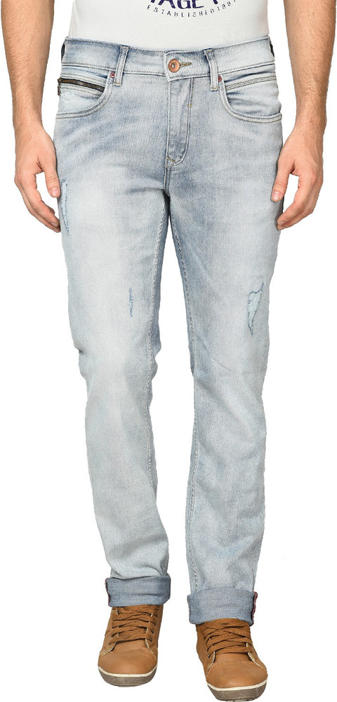 SF Jeans by Pantaloons Slim Men Grey 