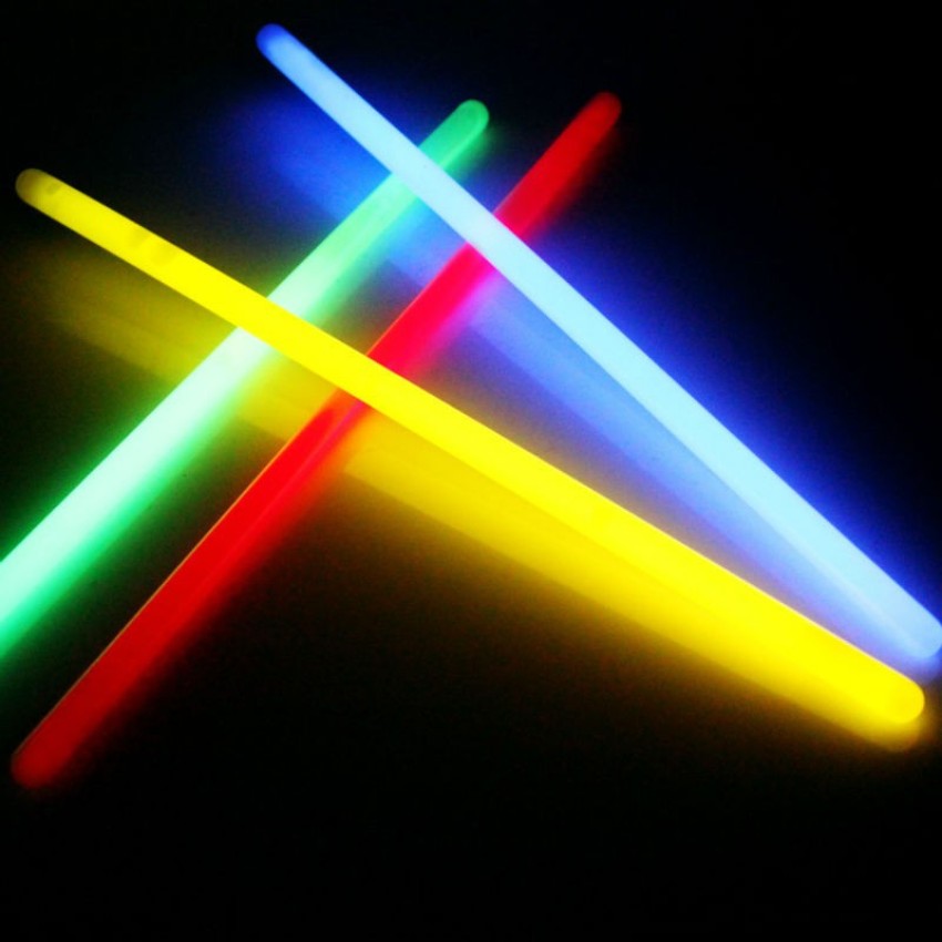 25 Glowing Sticks UV Light Sticks Glow In The Dark Premium