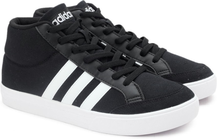 ADIDAS NEO VS SET MID Tennis Shoes For Men - Buy CBLACK/FTWWHT/CBLACK Color  ADIDAS NEO VS SET MID Tennis Shoes For Men Online at Best Price - Shop  Online for Footwears in