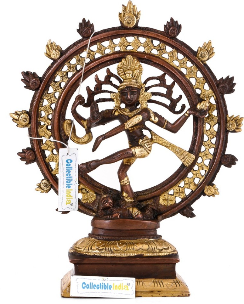 Collectible India Large Lord Shiva Nataraja Idol Decorative ...