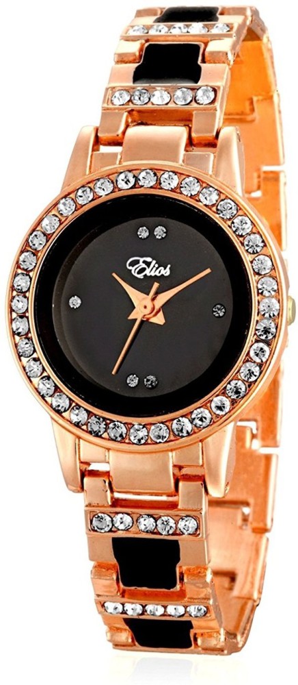 Women FCN0001D Analogue Watch with Metal Strap