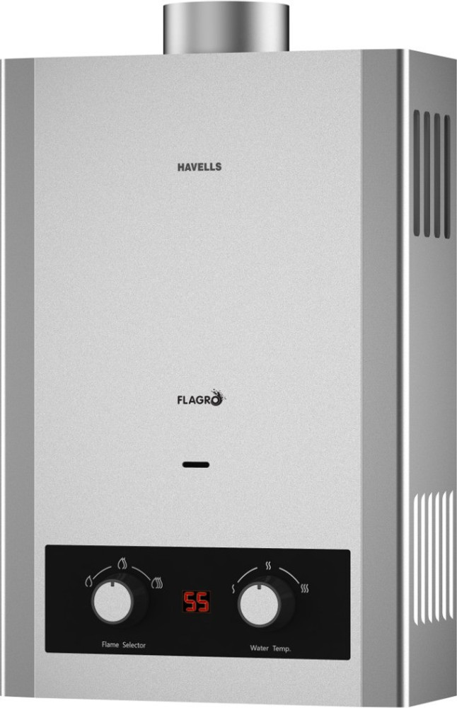 HAVELLS 6 L Gas Water Geyser (Instanio 1 liter water heater-with 2 flexible  pipes, Silver) Price in India - Buy HAVELLS 6 L Gas Water Geyser (Instanio  1 liter water heater-with 2