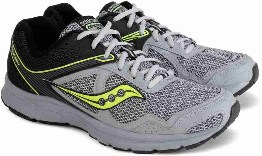 SAUCONY GRID COHESION 10 Running Shoes For Men Buy BLK GRY Color