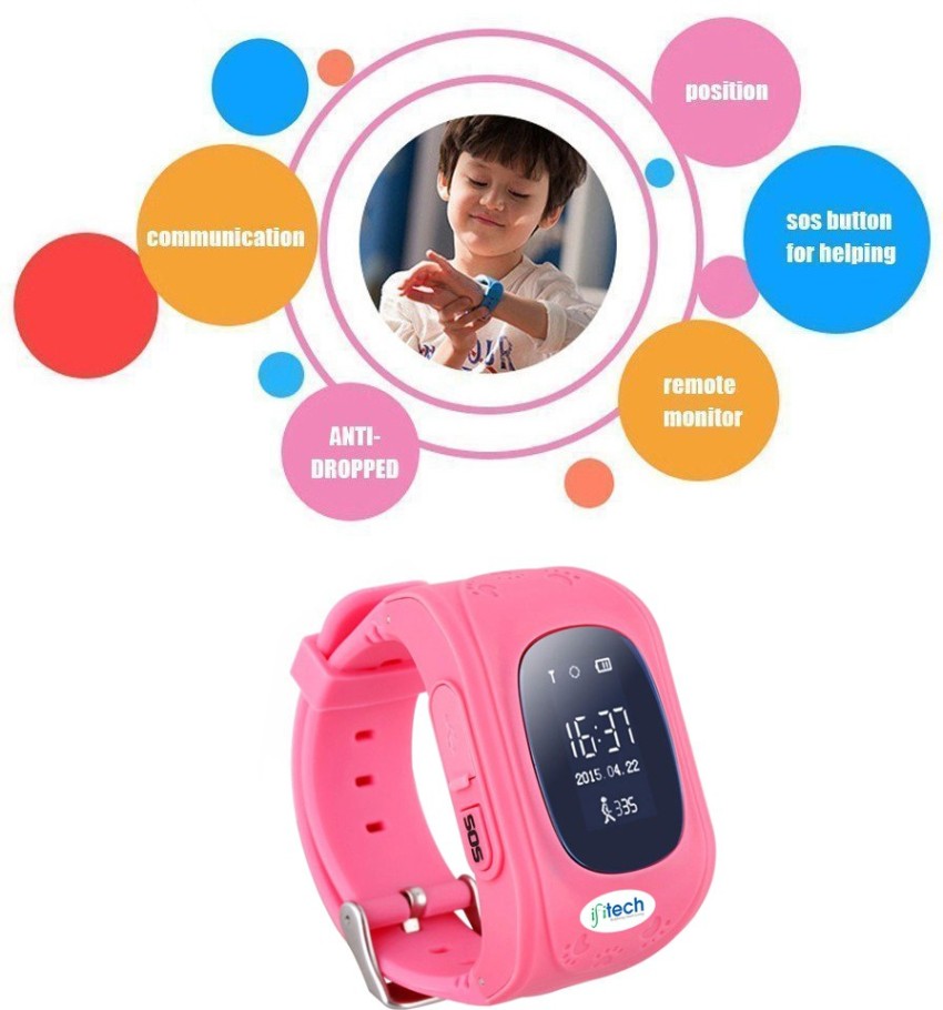 Kids Smart Watch with GPS AntiLost Children Safety Tracker Band Smart  Phone Watch for AndroidiOS  Amazonin Electronics