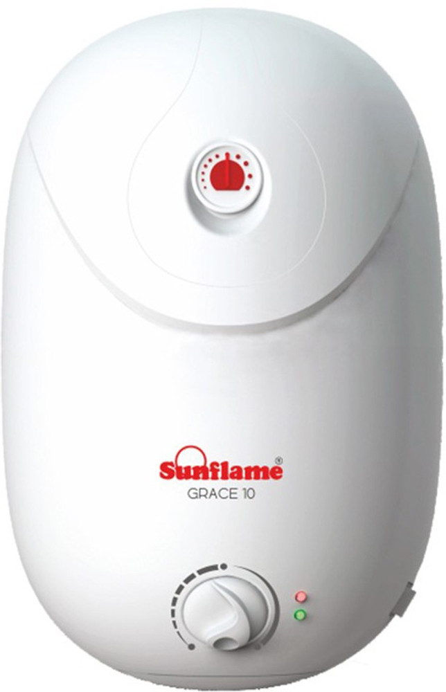 Sun Flame 10 L Storage Water Geyser (GRACE-10, White) Price in India - Buy Sun  Flame 10 L Storage Water Geyser (GRACE-10, White) online at Flipkart.com