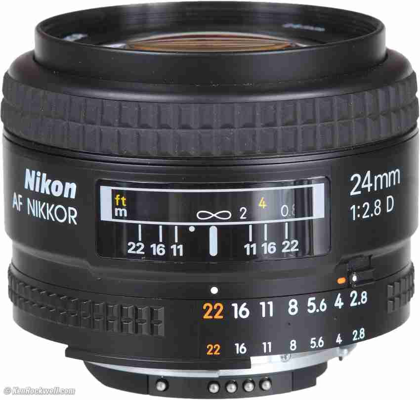 NIKON AF NIKKOR 24mm f/2.8D    Wide-angle Prime Lens - NIKON