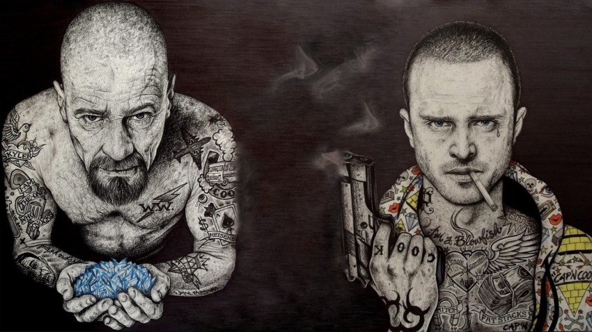 Breaking Bad tattoo Meet James Allan who has amazing lifelike tattoo of Walter  White and friends  Mirror Online