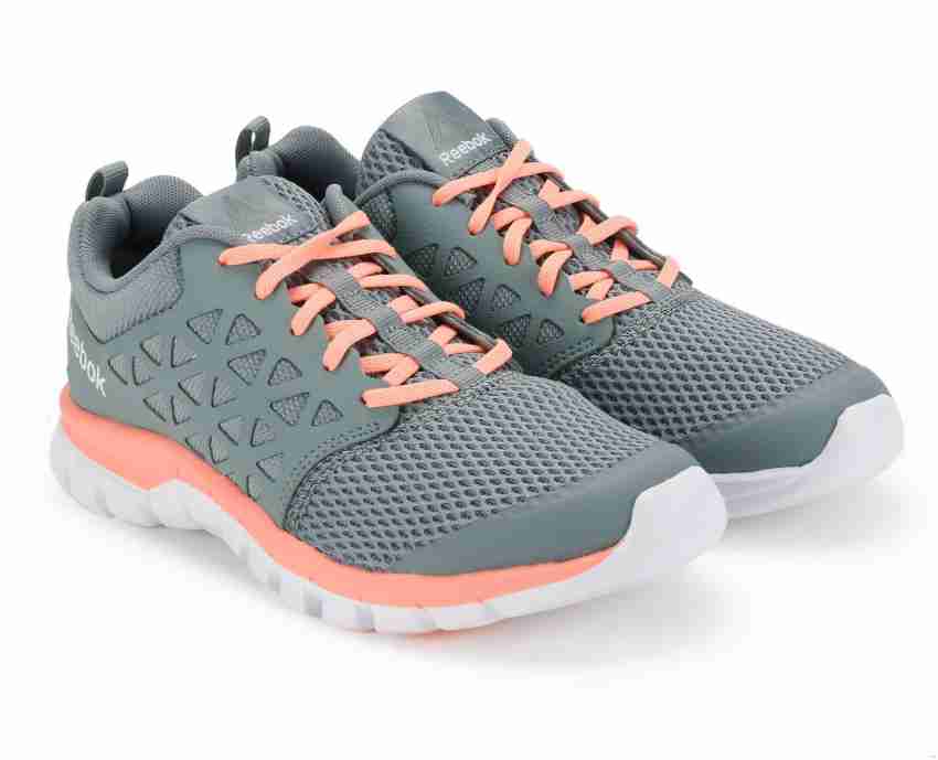REEBOK SUBLITE XT 2.0 MT Running Shoe For Women - Buy GREY/MELON/WHITE.PEWTER Color SUBLITE XT CUSHION 2.0 Running Shoe For Women Online at Best Price - Shop Online for