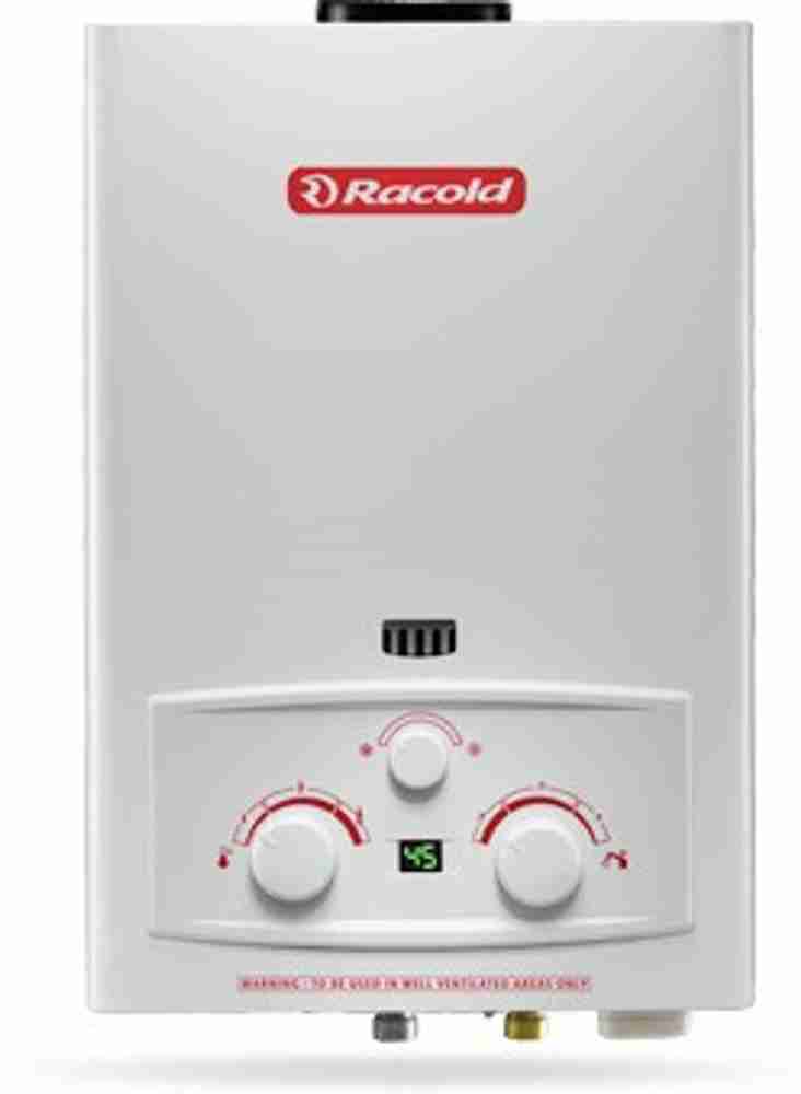 Racold 6 L Gas Water Geyser (Gas6 - LPG LED, White) Price in India - Buy Racold  6 L Gas Water Geyser (Gas6 - LPG LED, White) online at Flipkart.com
