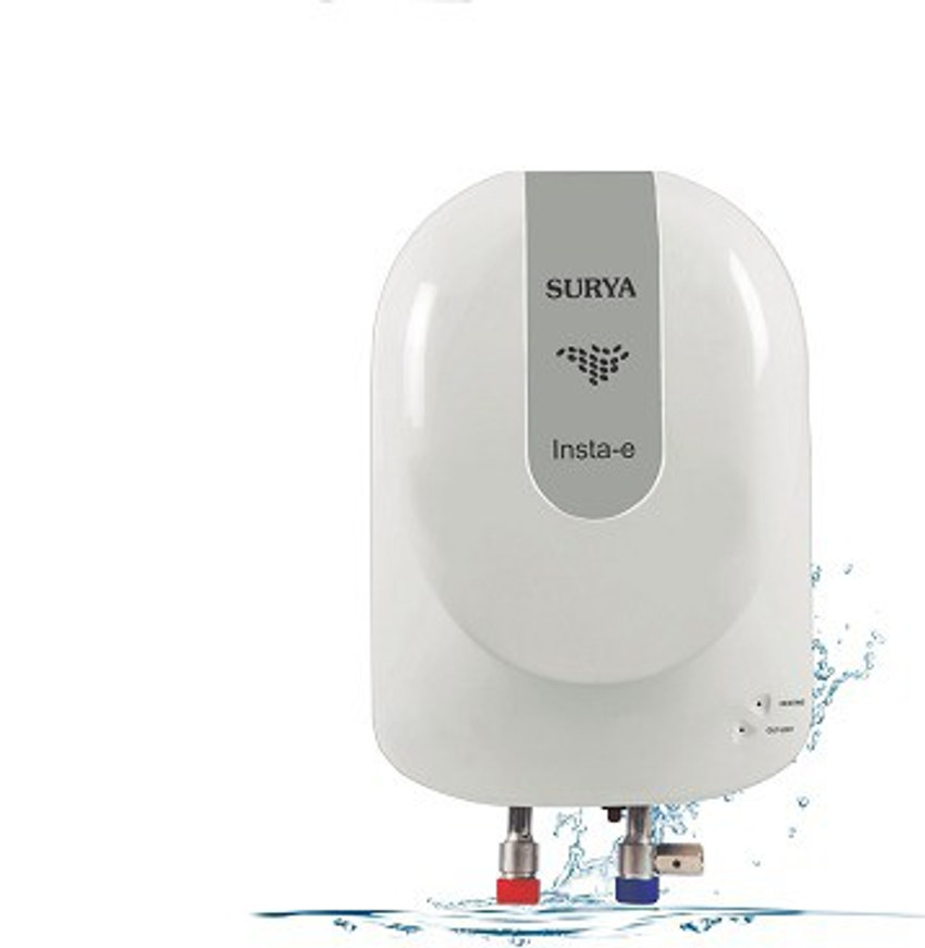 SURYA 6 L Instant Water Geyser (Insta-e, White) Price in India - Buy SURYA  6 L Instant Water Geyser (Insta-e, White) online at Flipkart.com