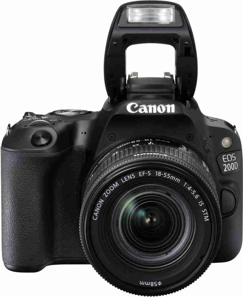 Canon EOS 200D DSLR Camera Body with Dual Lens: EF-S18-55 IS STM +