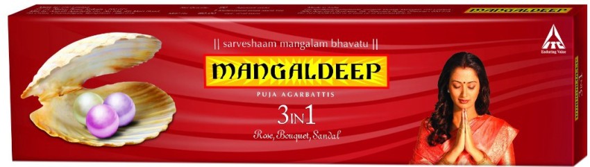 Mangaldeep Sandal Agarbatti/Incense Sticks Pack - Incense Sticks -  DaylifeMarket.com, Chennai, Tamil Nadu