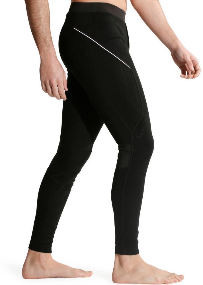 Buy WEDZE By Decathlon Men Black Solid Base Layer Skiing And Snowboarding  Thermal Bottoms 100  Thermal Bottoms for Men 15341342  Myntra