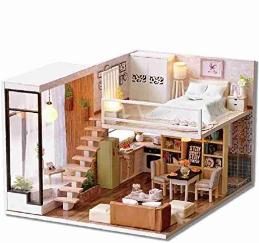 DIY Doll House Wooden Doll Houses Miniature Dollhouse Furniture