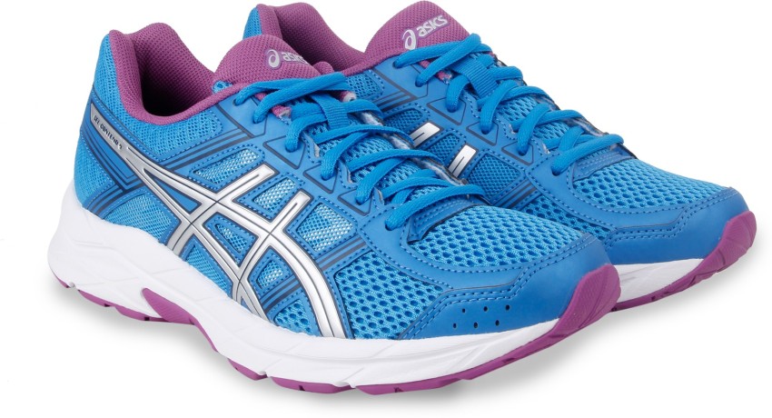 asics silver blue