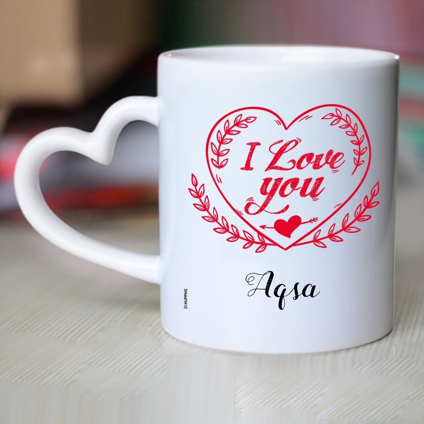 HUPPME I Love You Aqsa Heart Handle Ceramic Coffee Mug Price in India - Buy HUPPME I Love You Aqsa Heart Handle Ceramic Coffee Mug online at HUPPME I Love You Aqsa Heart Handle Ceramic Coffee Mug Price in India - Buy HUPPME I Love You Aqsa Heart Handle Ceramic Coffee Mug online at