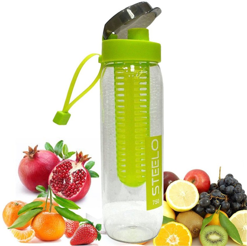 NEW 280ML Sport Fruit Lemon Juice Drinking Bottle Infuser Clear Plastic Water  Bottle - AliExpress