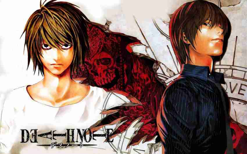 Athahdesigns Anime death-note-ryuzaki-yagami-lightWallpaper Paper Print -  Animation & Cartoons posters in India - Buy art, film, design, movie,  music, nature and educational paintings/wallpapers at