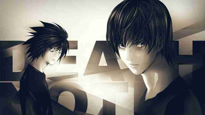 Athahdesigns Anime death-note-ryuzaki-yagami-lightWallpaper Paper Print -  Animation & Cartoons posters in India - Buy art, film, design, movie,  music, nature and educational paintings/wallpapers at