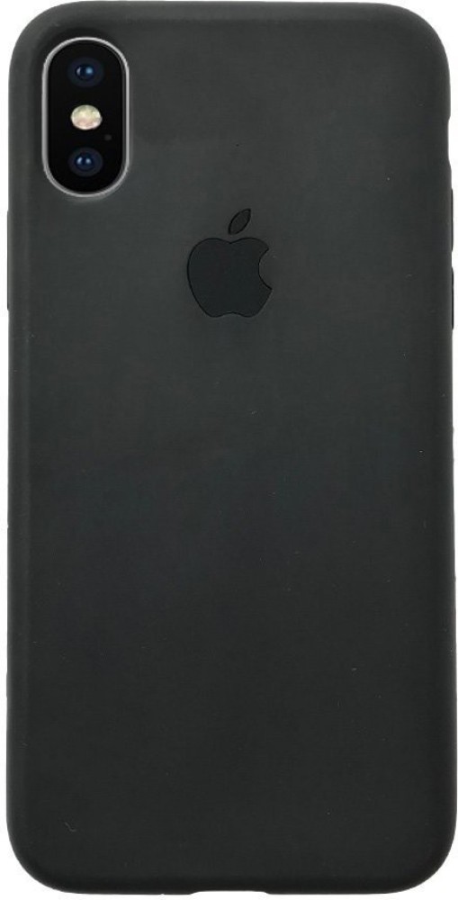  Apple iPhone X Silicone Case - Black : Electronics