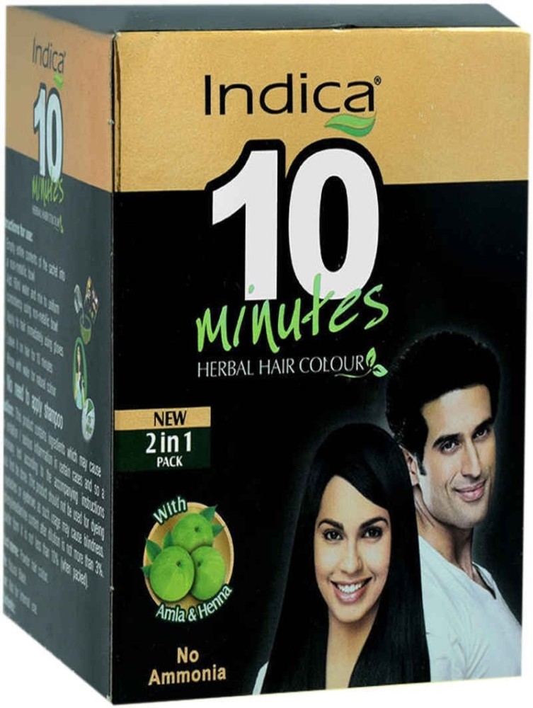 Buy Indica Easy Hair Colour Natural Black 25 Ml Online At Best Price of Rs  3880  bigbasket