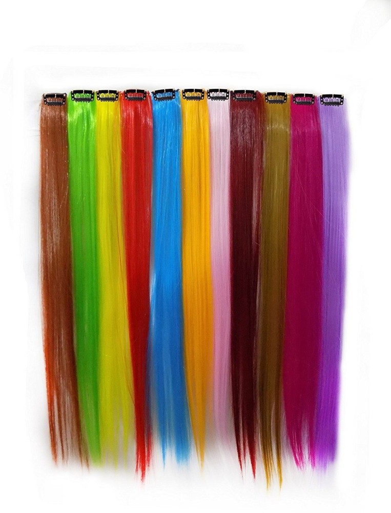 Kids Hair Extensions With Hair Ropes Girls Fashion Rainbow Wig Braids Extensions  Hairbraided Hair Styling Accessories  Fruugo IN