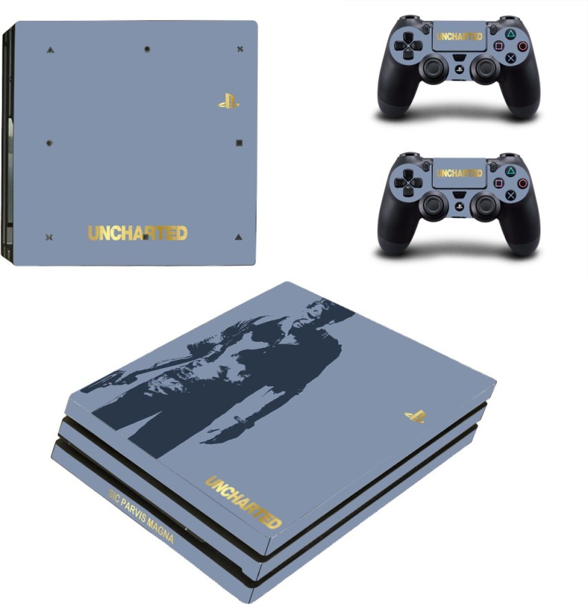 nær ved Afdæk gør det fladt Hytech Plus Uncharted 4 Special Edition Theme Sticker for PS4 Slim Console  & 2 Controllers Gaming Accessory Kit - Hytech Plus : Flipkart.com