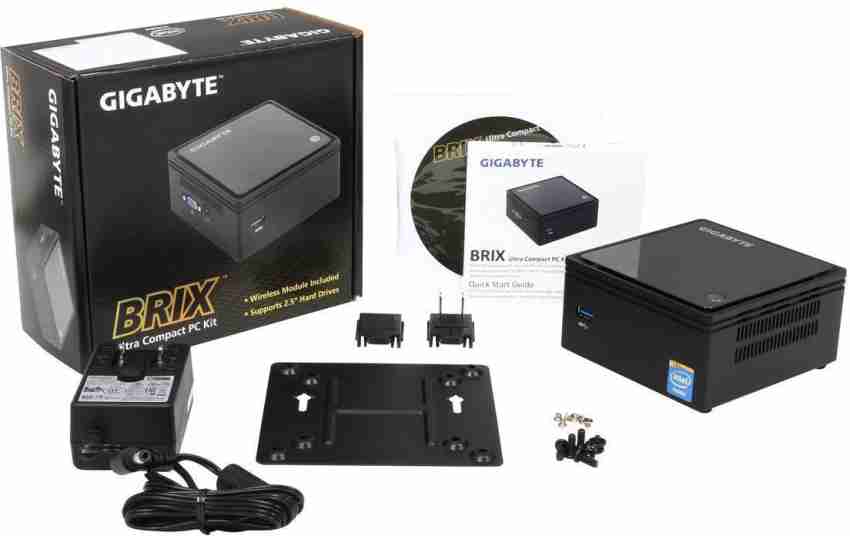 GIGABYTE BRIX - Windows 10, INTEL, Intel Celeron N2807, GB 4 GB, 500 GB 500 GB HDD Mini PC Price in India - Buy GIGABYTE BRIX - Windows 10, INTEL, Intel