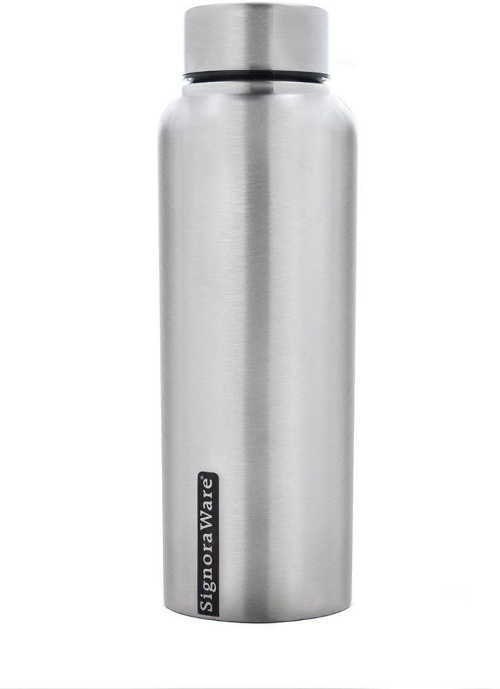 Signoraware Charger Shaker Bottle Stainless Steel, Set of 1, 500 ml, Silver