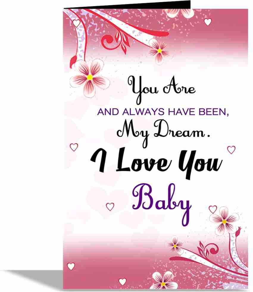 alwaysgift I Love You Baby Greeting Card Greeting Card Price in ...