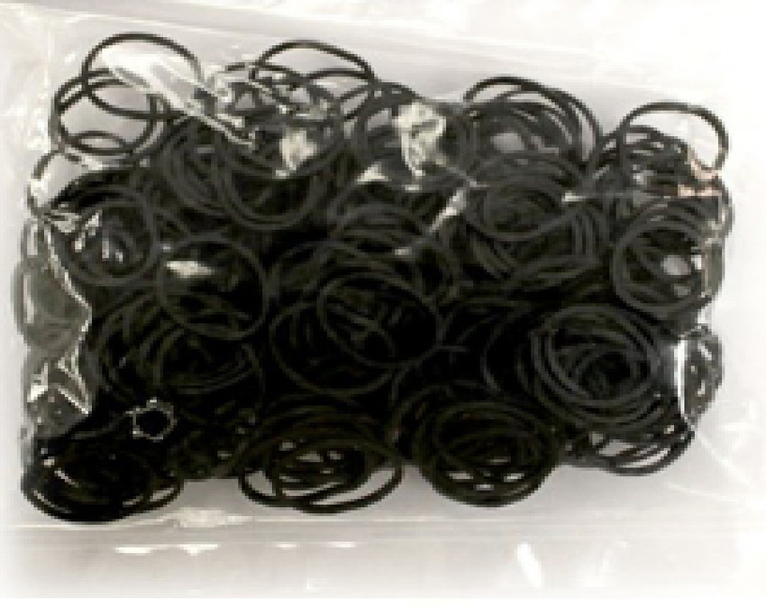 Buy Hire Black Disco Small Elastics Stretchy Rubber Band |Mini Hair Rubber  Bands with a Box | Soft Hair Elastics Ties Strong - Reusable 1000 Pcs  (Approx) Online at Best Prices in India - JioMart.
