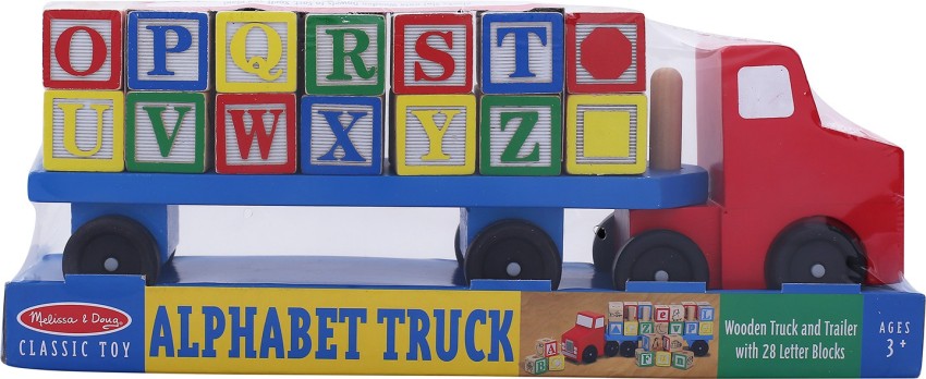 melissa and doug alphabet truck