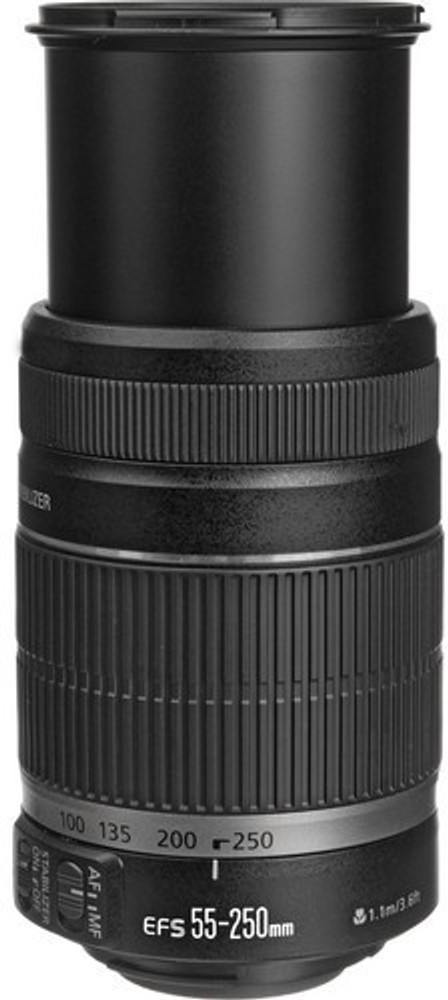 Canon EF-S 55 - 250 mm f/4-5.6 IS II Telephoto Zoom Lens - Canon