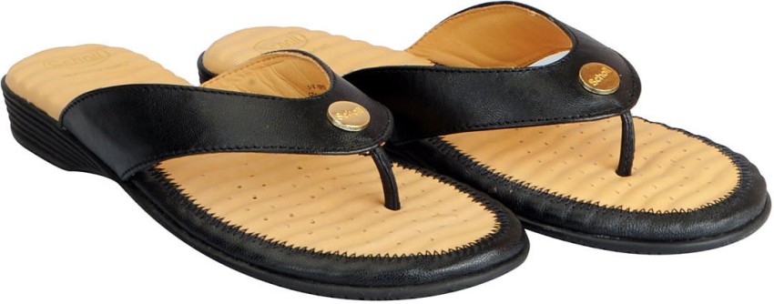 Dr. Scholl's Men's Leather Brown Slippers (11 UK) : Amazon.in: Fashion