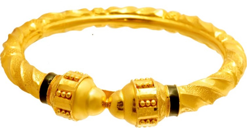 Divine Yellow Gold Bangle  Waman Hari Pethe Jewellers