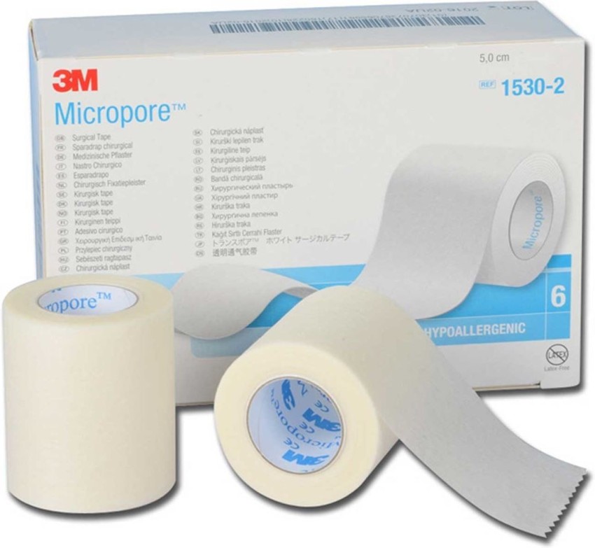 3M Micropore Paper Medical Tape, 3 inch x 10 Yard, White - Box/4