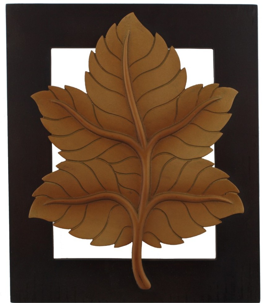 Craft Art India Decorative Wooden Wall Mounting/Hanging Maple Leaf ...