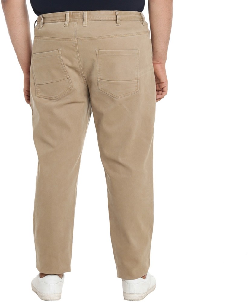 Buy Alto Moda By Pantaloons Mens Casual Wear Trousers  205000005784440Camel7XL at Amazonin