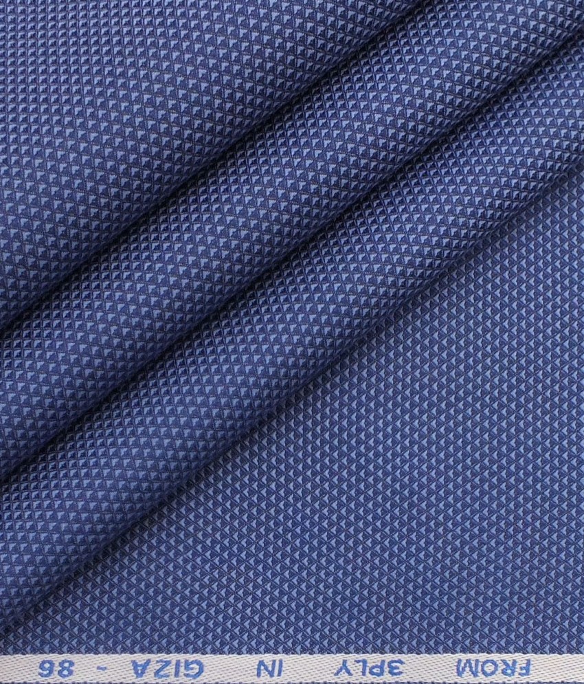 Buy Cloth Zones Men Blue or Blue Cotton Shirt and Trouser Fabric Set   Shirt 160 Meter Trouser 125 Meter Online at Best Prices in India   JioMart