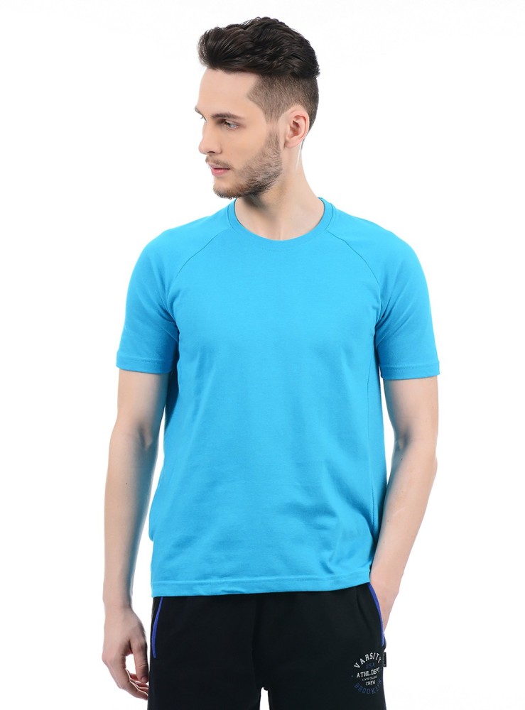 Hanes Men's T-Shirt - Blue - L